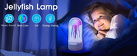Jellyfish Bluetooth Speaker – LED Water Lamp with Built-In Sound System | 360° Color Show Audio Device for Parties, Bedroom & Mood Lighting
