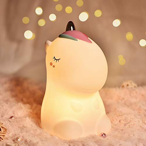 Unicorn Touch Rechargeable Colour Changing Silicone Lamp (Pink) - Kalesh Monk