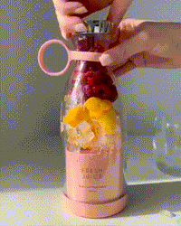 Traveller Portable Blender 2.0 – USB Rechargeable Personal Smoothie & Protein Shake Maker | Mini Juicer for Gym, Travel, Office & Home Use (400ml, BPA-Free) - Kalesh Monk