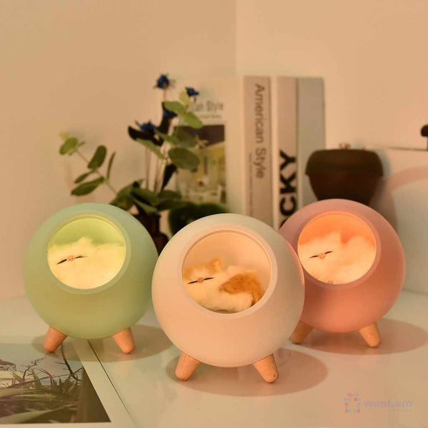 Cute Kitten House Decorative Night Light