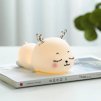 Silicone Deer Touch Lamp Night Light