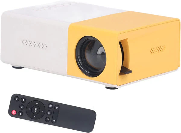 Mini Projector, Portable Projector, LED Projector with Remote Control, 1920 x1080P Video Projector with USB/HDMI/AV Interface Support - Kalesh Monk