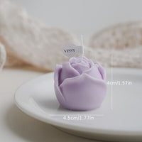 Rose Bud Scented Candle ( PACK OF 3 ) - Kalesh Monk