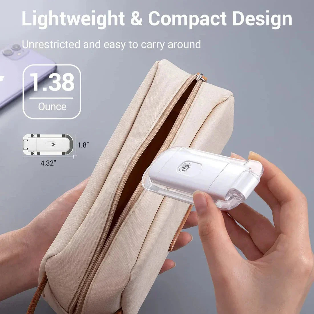 Rechargeable Book Reading Light | Brightness and Temperature Adjustable - Kalesh Monk