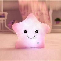 Twinkle Star Glowing LED Night Light Plush Pillows Stuffed Toys (Available in Blue, Pink, Purple, Yellow, White)