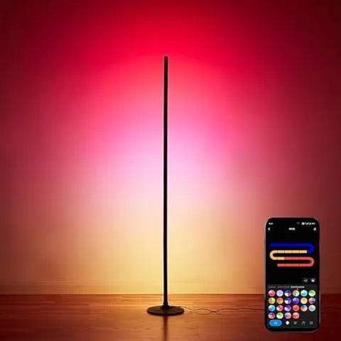 Smart RGB Floor Lamp – Minimal Corner Light for Gaming & Home Decor