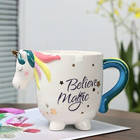 Coffee Mug, Birthday Gift for Girls and Boys, Ceramic Coffee Mug, Unicorn Coffee Mug, Rakhi Gift for Brother & Sister (450 ml)