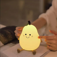 Cute Silicone Pear LED Night Lamp - Kalesh Monk