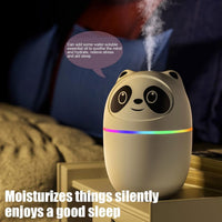 Mini Cute Panda Cool Mist Humidifier for Room Moisture - Kalesh Monk