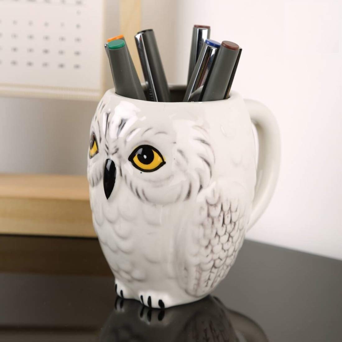 Coffee Mug, Birthday Gift for Girls and Boys, Ceramic Coffee Mug, Owl Coffee Mug, Rakhi Gift for Brother & Sister (White, 500 ml)