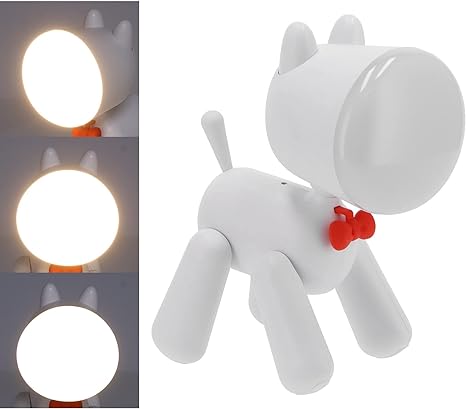 Cute Puppy Shape Lamp Animal LED Night Light Adjustable Brightness & Children's Eye Care Night light - Kalesh Monk