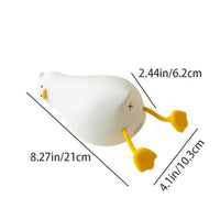 Kawaii Duck Night Light – Mobile Holder Rechargeable Silicone Lamp for Gifting & Decor