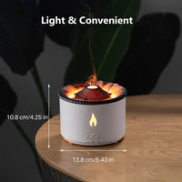 Volcano LED Humidifier – Aromatherapy Diffuser with Lava Effect | Cool Mist Air Purifier & Night Light for Home, Office & Bedroom