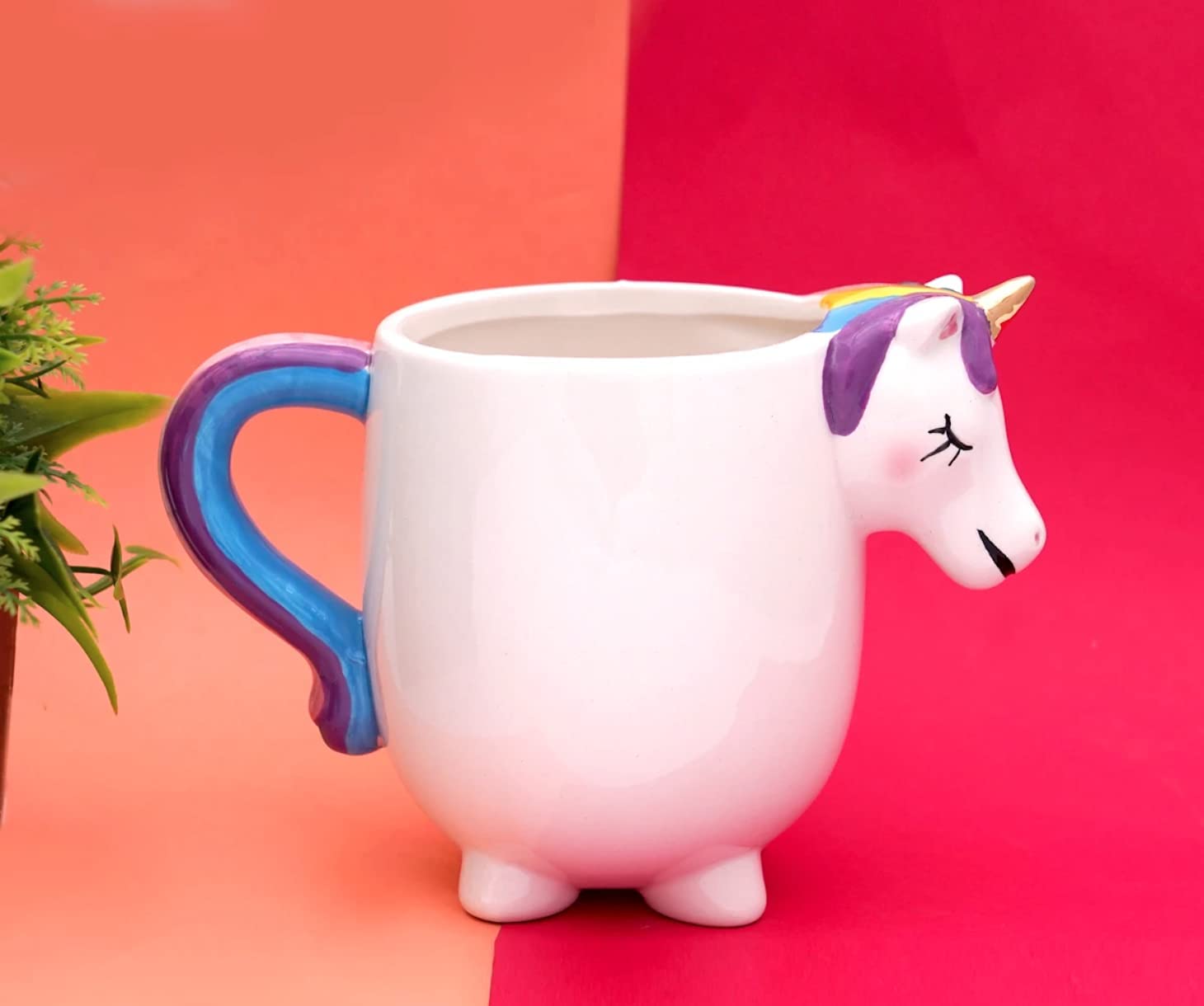 Coffee Mug, Birthday Gift for Girls and Boys, Ceramic Coffee Mug, Unicorn Coffee Mug, Rakhi Gift for Brother & Sister (450 ml)