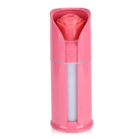 Rose Flower Humidifier – USB Cool Mist Aroma Diffuser with LED Light | Romantic Air Purifier for Bedroom, Office & Gifting