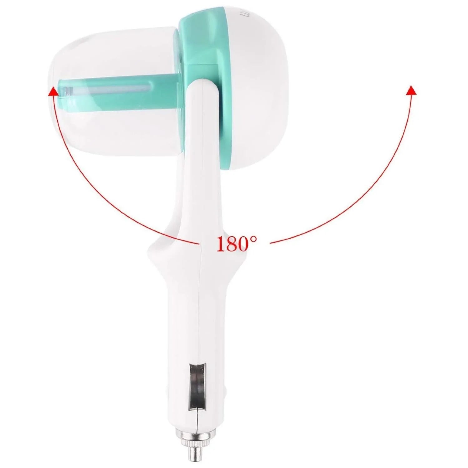 Car Humidifier – USB Mini Cool Mist Diffuser with LED Light | Portable Aroma Air Purifier for Car, Office & Travel