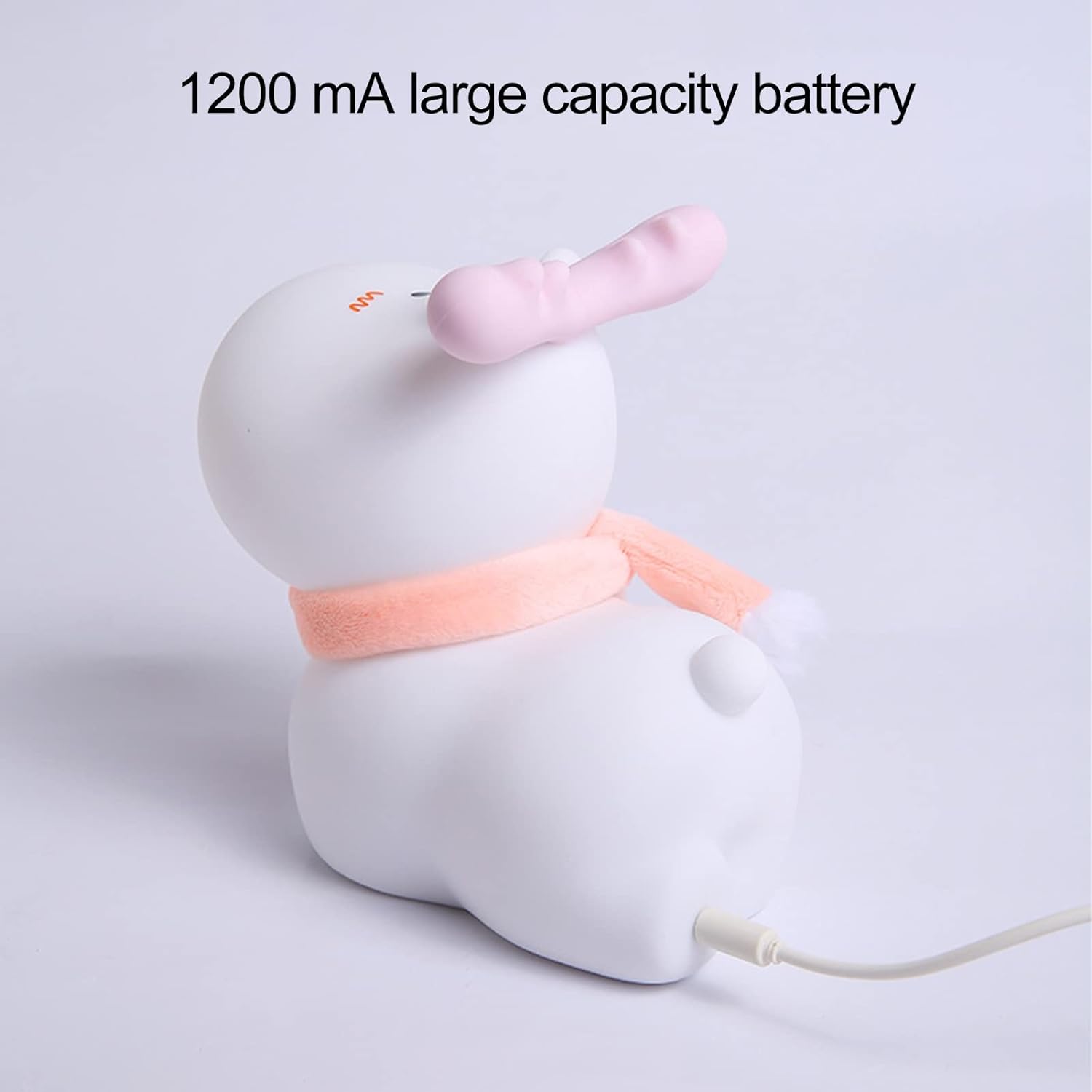 LED Night Light for Kids, Adorable Little Deer Silicone Night Light, USB Charging Colorful Night Lamp for Bedroom Baby Room Pink - Kalesh Monk