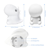 Kids Night Light Cute Dinosaur,Silicone Nursery Lamp for Baby - Kalesh Monk