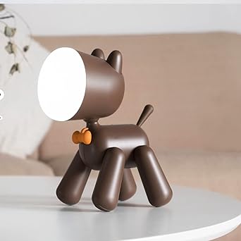 Cute Puppy Shape Lamp Animal LED Night Light Adjustable Brightness & Children's Eye Care Night light - Kalesh Monk