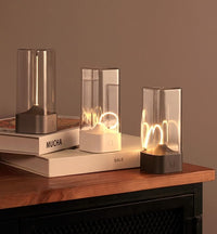 Magnetic Night Light Creative Gift Bedroom Atmosphere 1 Mini Touch Desk Lamp USB Charging Gray