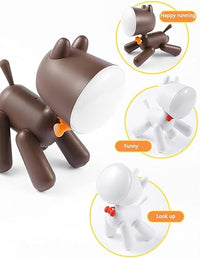 Cute Puppy Shape Lamp Animal LED Night Light Adjustable Brightness & Children's Eye Care Night light - Kalesh Monk