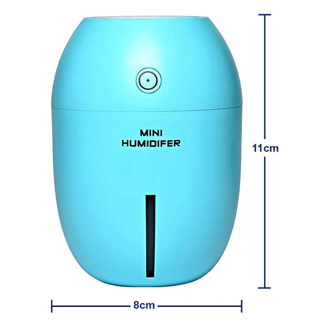 Lemon Humidifier – USB Mini Cool Mist Diffuser with LED Light | Cute Portable Aroma Air Purifier for Desk, Car & Bedroo
