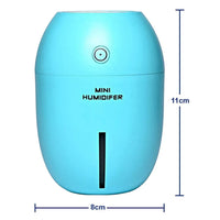 Lemon Humidifier – USB Mini Cool Mist Diffuser with LED Light | Cute Portable Aroma Air Purifier for Desk, Car & Bedroo