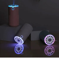 Cool Leaf Humidifier – 420ml Aroma Diffuser with LED Light | USB Portable Essential Oil Diffuser & Cool Mist Purifier for Bedroom & Home