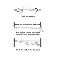 Drill-Free Multifunctional Adjustable Rod