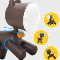 Cute Puppy Shape Lamp Animal LED Night Light Adjustable Brightness & Children's Eye Care Night light - Kalesh Monk