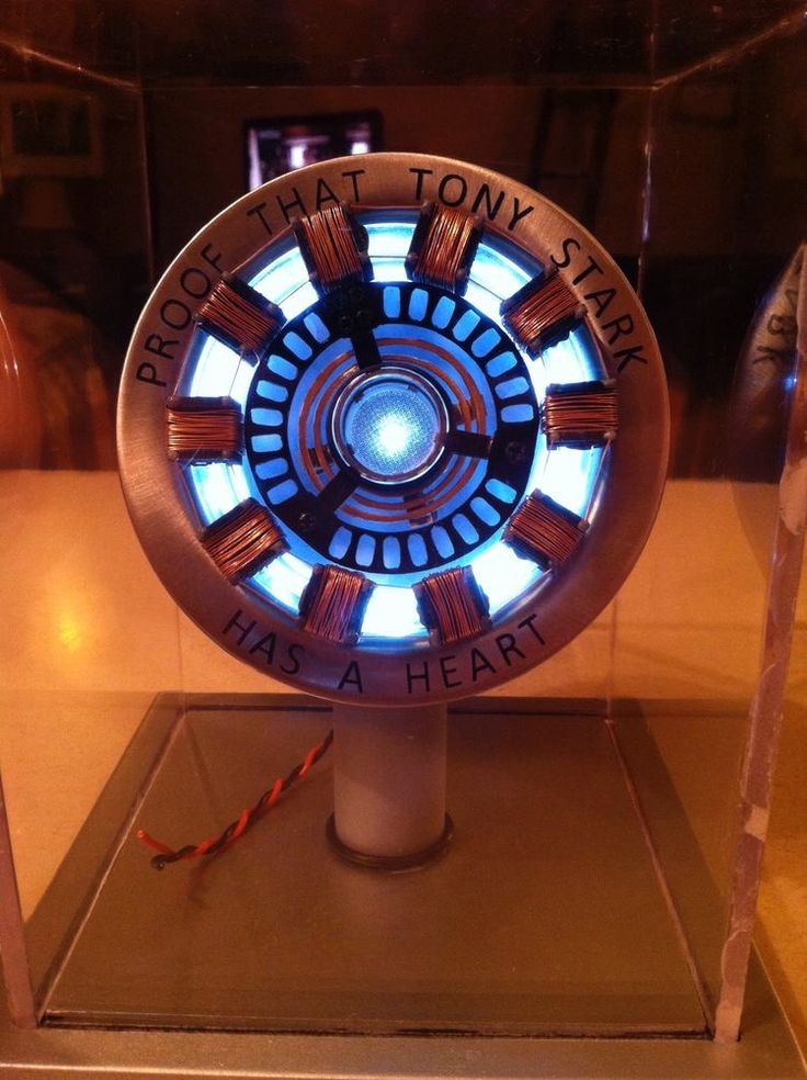 Iron Man Arc Reactor MK1,with LED Light, Tony Stark has a Heart Touch Sensitive Motion Lamp