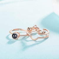 I Love You In 100 Languages Adjustable Ring (Assorted Color) - Kalesh Monk