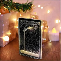 Vintage Snowfall Streetlight Lamp – Festive LED Lantern with Moving Snow & Warm Glow for Cozy Decor, Christmas Vibes, and Gifting