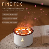 Volcano LED Humidifier – Aromatherapy Diffuser with Lava Effect | Cool Mist Air Purifier & Night Light for Home, Office & Bedroom