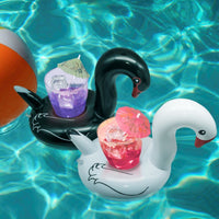 Inflatable Floating Swan Drink Holder Swimming Pool Float Coaster Cup Holder - Kalesh Monk