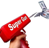 Supreme Style Money Gun – Cash Blaster Toy with Fake Dollar Bills | Ultimate Party Prop for Weddings, Birthdays, Bachelor Nights & Celebrations