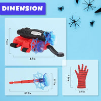 Spider Web Shooter Toy for Kids – Wrist Launcher Roleplay Kit with Glove & Dart Refills | Party Costume & Cosplay Prop for Boys & Girls