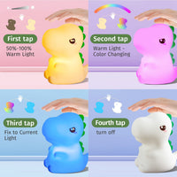 Dinosaur Night Light for Kids, 16 Color Changing Kids Night Light - Kalesh Monk