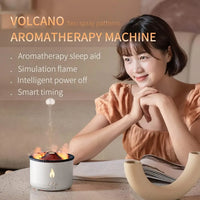 Volcano LED Humidifier – Aromatherapy Diffuser with Lava Effect | Cool Mist Air Purifier & Night Light for Home, Office & Bedroom