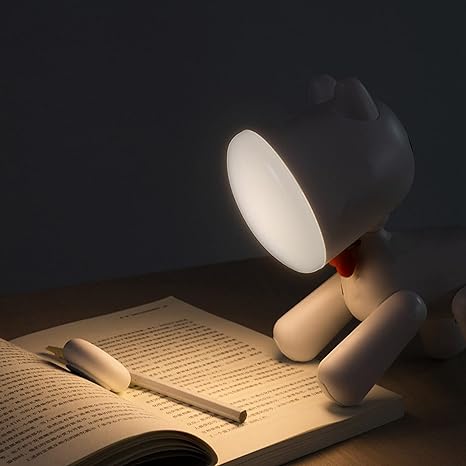 Cute Puppy Shape Lamp Animal LED Night Light Adjustable Brightness & Children's Eye Care Night light - Kalesh Monk