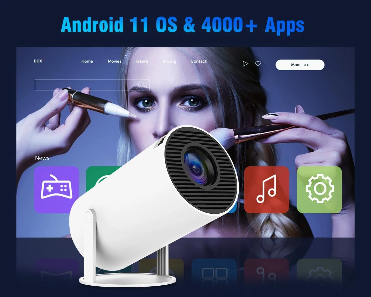 Projector for Home HY300 PRO Portable Projectors