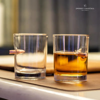Bullet Whiskey Glasses for Men | Old Fashioned Whiskey Glasses - Kalesh Monk