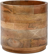 Large Mango Wood Cachepot for Plants