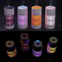 Magic Cup Humidifier – USB Portable Cool Mist Diffuser with LED Light | Mini Aroma Air Purifier for Desk, Car & Home Decor