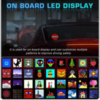 32 x 32 Inch Programmable LED Display Cell Phone Control Screen for Car Home Decoration, 1 Set Max Display, Advertising - Kalesh Monk
