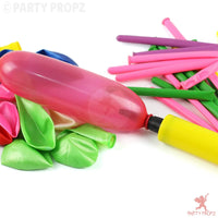 Double Nozzle Balloon Pump for Party Decoration – Manual Balloon Inflator for Birthday, Baby Shower & Celebration Setup