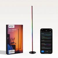 Smart RGB Floor Lamp – Minimal Corner Light for Gaming & Home Decor