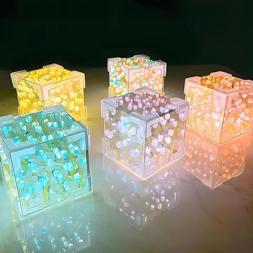 Tulip Cube Mirror Lamp