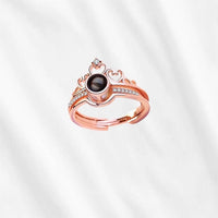 I Love You In 100 Languages Adjustable Ring (Assorted Color) - Kalesh Monk