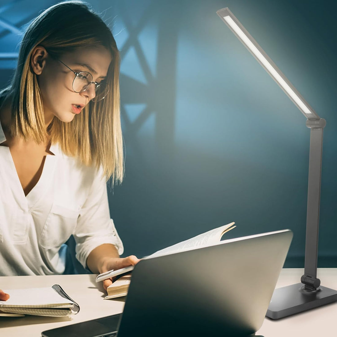 LED Desk Lamps Eye-Caring Desk Lamps Dimmable Table Lamps - Kalesh Monk